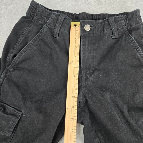 Dickies Pants Womens 25 R 26x29 Black Cargo Jogger High Rise Work Elastic Waist - Picture 10 of 12